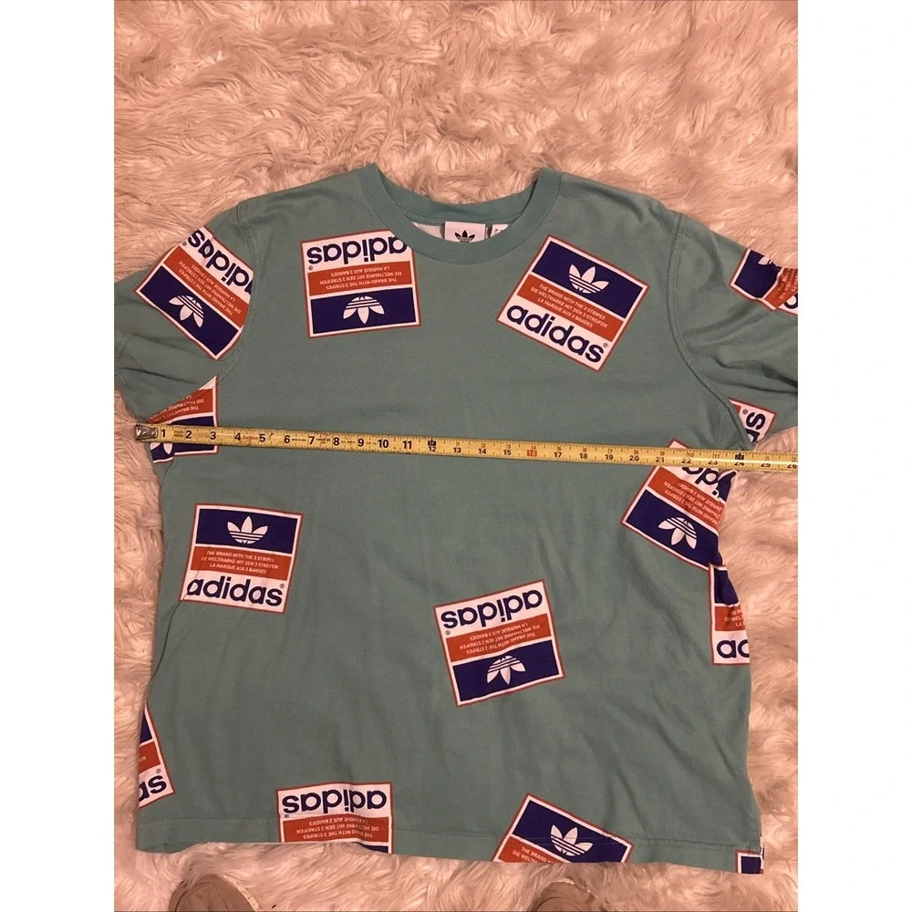 Adidas Originals ARCHIVE STICKER BOMB Graphic T-Shirt Superstar Men's‎ Size XL